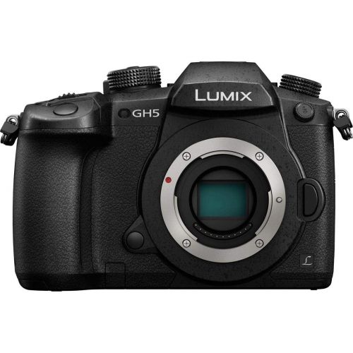 파나소닉 Panasonic LUMIX GH5 4K Mirrorless Digital Camera, 20.3 Megapixel, DC-GH5 (Black), Bundle with Panasonic V-Log L Function Firmware Upgrade Kit, Rode VideoMic, LCD Protector, Cleanin