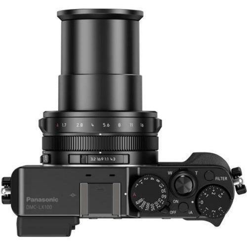 파나소닉 PANASONIC LUMIX LX100 4K Point and Shoot Camera, 3.1X LEICA DC Vario-SUMMILUX F1.7-2.8 Lens with Power O.I.S., 12.8 Megapixel, DMC-LX100S (USA SILVER)