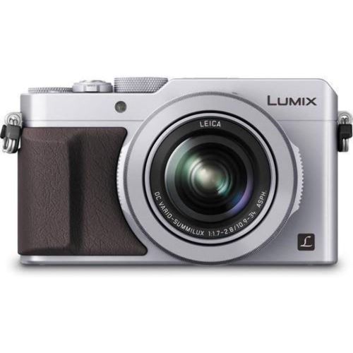 파나소닉 PANASONIC LUMIX LX100 4K Point and Shoot Camera, 3.1X LEICA DC Vario-SUMMILUX F1.7-2.8 Lens with Power O.I.S., 12.8 Megapixel, DMC-LX100S (USA SILVER)