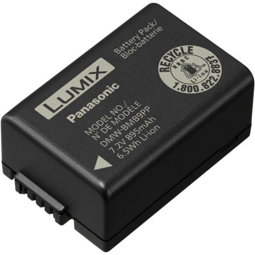 파나소닉 Panasonic Lithium-Ion Battery DMW-BMB9 for Lumix Cameras FZ100K FZ40K Fz80 Fz70, Black