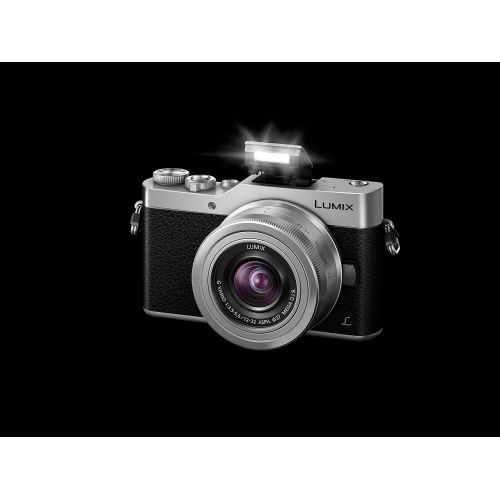 파나소닉 PANASONIC LUMIX GX850 4K Mirrorless Camera with 12-32mm MEGA O.I.S. Lens, 16 Megapixels, 3 Inch Touch LCD, DC-GX850KS (USA SILVER)