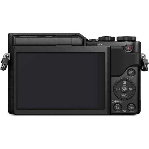 파나소닉 PANASONIC LUMIX GX850 4K Mirrorless Camera with 12-32mm MEGA O.I.S. Lens, 16 Megapixels, 3 Inch Touch LCD, DC-GX850KK (USA BLACK)