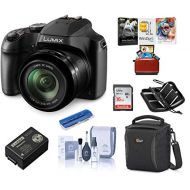 Panasonic Lumix DC-FZ80 Digital Point & Shoot Camera - Bundle with 16GB SDHC Card, Camera Bag, Cleaning Kit, Memory Wallet, Card Reader, Mac Software Package