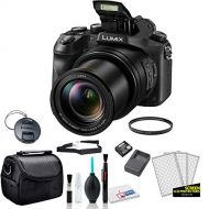 Panasonic Lumix DMC-FZ2500 20.1MP Digital Camera Bundle with Padded Carrying Case + LCD Screen Protectors + Cleaning Kit + More