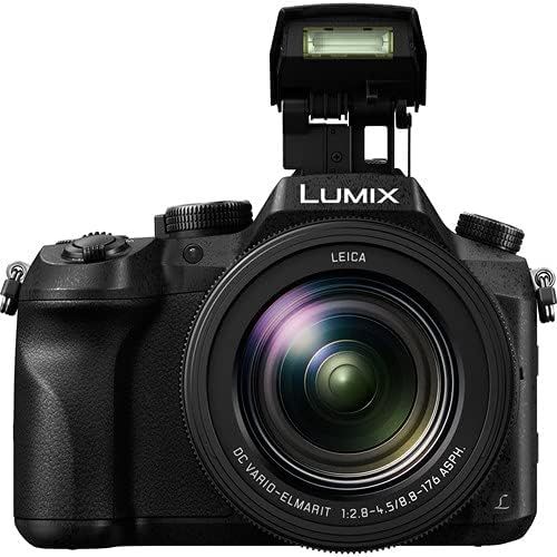 파나소닉 Panasonic Lumix DMC-FZ2500 20.1MP Digital Camera Bundle with Padded Carrying Case + LCD Screen Protectors + Cleaning Kit + More