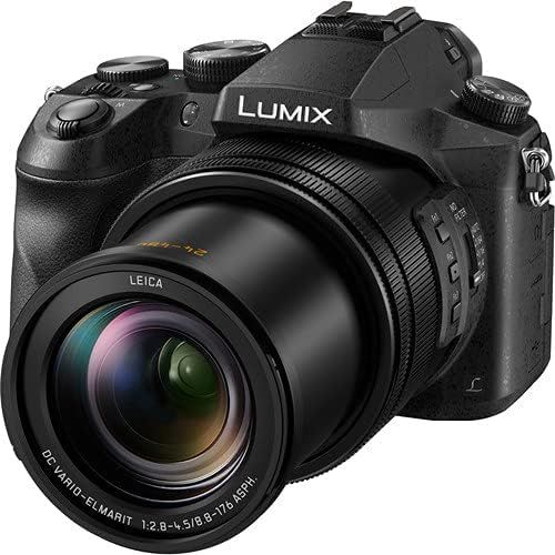 파나소닉 Panasonic Lumix DMC-FZ2500 20.1MP Digital Camera Bundle with Padded Carrying Case + LCD Screen Protectors + Cleaning Kit + More