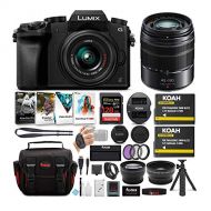 Panasonic LUMIX G7 Mirrorless Camera (Black) with Lens and Accessory Bundle