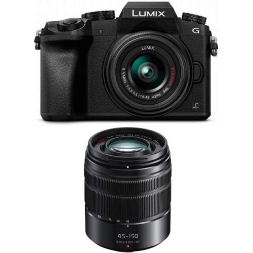 파나소닉 Panasonic LUMIX G7 Mirrorless Camera (Black) with Lens and Accessory Bundle