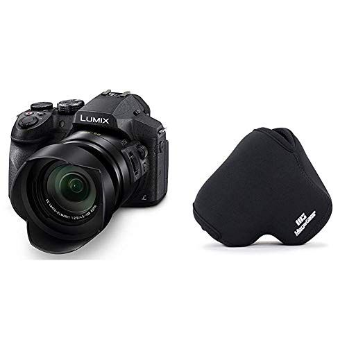 파나소닉 PANASONIC LUMIX FZ300 Long Zoom Digital Camera Features 12.1 Megapixel, 1/2.3-inch Sensor & Dustproof Camera Body, Leica DC 24X F2.8 Zoom Lens & MegaGear Ultra Light Neoprene Camer
