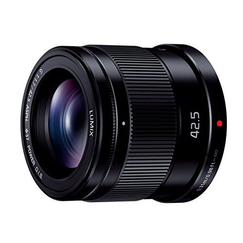 파나소닉 Panasonic replacement lens LUMIX G 42.5mm F1.7 ASPH. POWER OIS H-HS043-K - International Version (No Warranty)