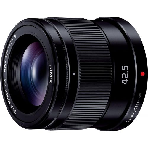 파나소닉 Panasonic replacement lens LUMIX G 42.5mm F1.7 ASPH. POWER OIS H-HS043-K - International Version (No Warranty)