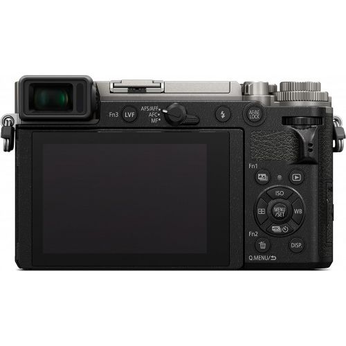 파나소닉 PANASONIC LUMIX GX9 4K Mirrorless ILC Camera Body with 12-60mm F3.5-5.6 Power O.I.S. Lens, DC-GX9MS (USA SILVER)