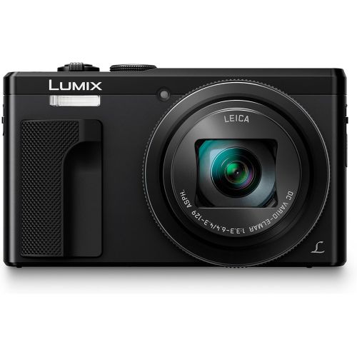 파나소닉 Panasonic Lumix 4K Digital Camera with 30X LEICA DC Vario-ELMAR Lens F3.3-6.4, 18 Megapixels, and High Sensitivity Sensor - Point and Shoot Camera - DMC-ZS60K (BLACK)