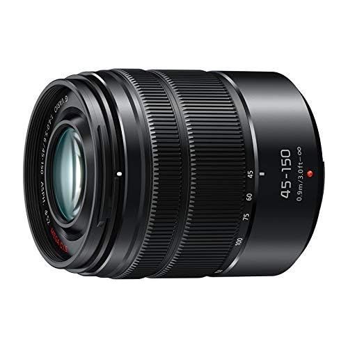 파나소닉 Panasonic LUMIX G VARIO 45-150mm F4.0-5.6 ASPH Mirrorless Camera Lens with Optical Stabilizer, Micro Four Thirds Mount, H-FS45150AK (USA Black)