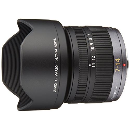 파나소닉 Panasonic 7-14mm f/4.0 Micro Four Thirds Lens for Panasonic Digital SLR Cameras - International Version (No Warranty)