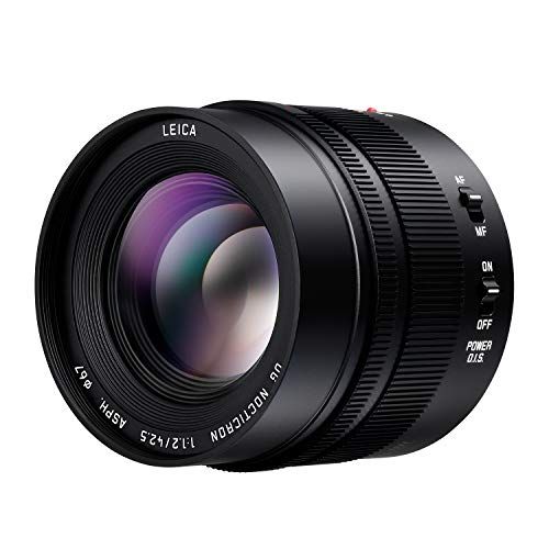 파나소닉 PANASONIC LUMIX G LEICA DG NOCTICRON LENS, 42.5MM, F1.2 ASPH., PROFESSIONAL MIRRORLESS MICRO FOUR THIRDS, POWER OPTICAL I.S., H-NS043 (USA BLACK)