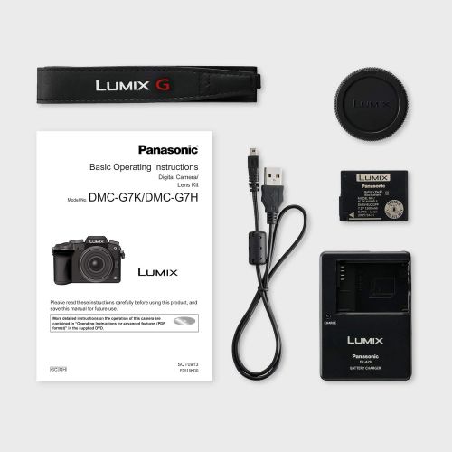 파나소닉 PANASONIC LUMIX G7 4K Mirrorless Camera, with 14-140mm Power O.I.S. Lens, 16 Megapixels, 3 Inch Touch LCD, DMC-G7HK (USA BLACK)