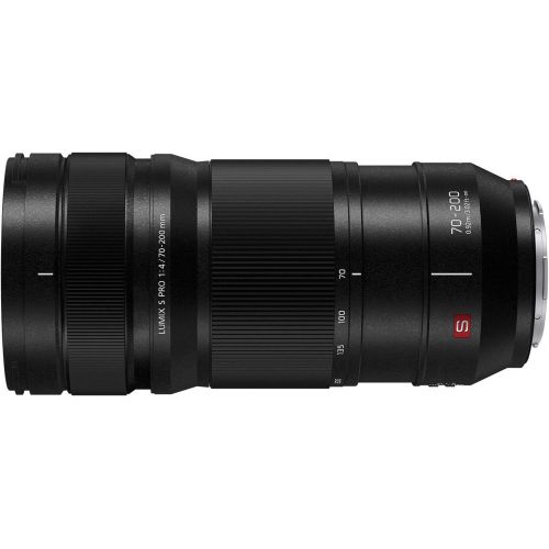 파나소닉 Panasonic LUMIX S PRO 70-200mm F4 Telephoto Lens, Full-Frame L Mount, Leica Certified, Optical Image Stabilizer and Dust/Splash/Freeze-Resistant for LUMIX S Series Mirrorless Camer