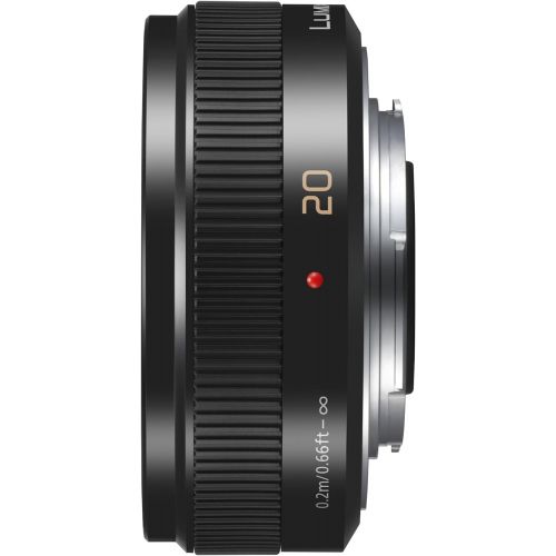 파나소닉 PANASONIC LUMIX G II Lens, 20MM, F1.7 ASPH, MIRRORLESS Micro Four Thirds, H-H020AK (USA Black)