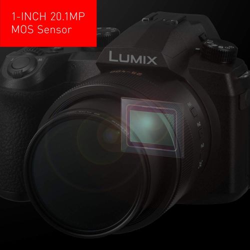 파나소닉 PANASONIC LUMIX FZ1000 II 20.1MP Digital Camera, 16x 25-400mm LEICA DC Lens, 4K Video, Optical Image Stabilizer and 3.0-inch Display  Point and Shoot Camera - DC-FZ1000M2 (Black)