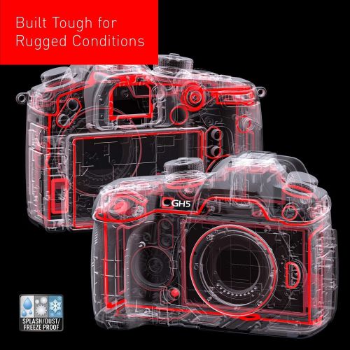 파나소닉 Panasonic LUMIX GH5 4K Mirrorless Camera with Lecia Vario-Elmarit 12-60mm F2.8-4.0 Lens (DC-GH5LK)