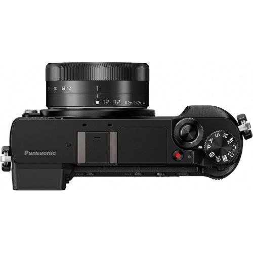 파나소닉 PANASONIC LUMIX GX85 Camera with 12-32mm Lens, 4K, 5 Axis Body Stabilization, 3 Inch Tilt and Touch Display, DMC-GX85KK (Black USA)