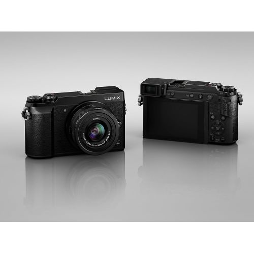 파나소닉 PANASONIC LUMIX GX85 Camera with 12-32mm Lens, 4K, 5 Axis Body Stabilization, 3 Inch Tilt and Touch Display, DMC-GX85KK (Black USA)