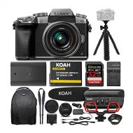 Panasonic LUMIX G7 Interchangeable Lens (DSLM) Camera with 14-42mm Lens (Silver) and Rode Mic Bundle (6 Items)