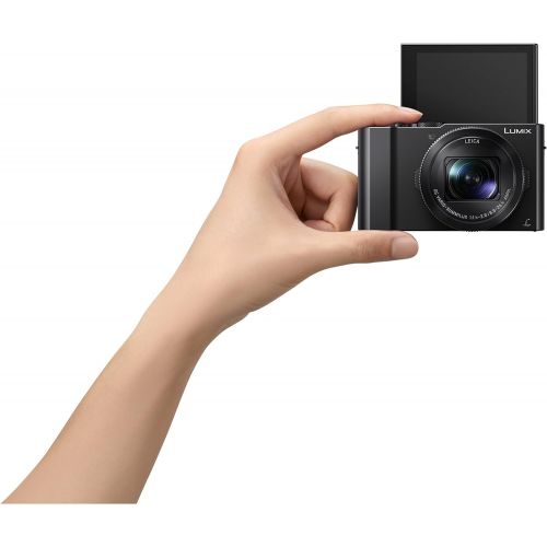 파나소닉 PANASONIC LUMIX LX10 4K Digital Camera, 20.1 Megapixel 1-Inch Sensor, 3X LEICA DC VARIO-SUMMILUX Lens, F1.4-2.8 Aperture, POWER O.I.S. Stabilization, 3-Inch LCD, DMC-LX10K (Black)