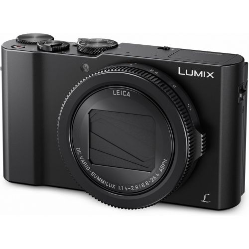 파나소닉 PANASONIC LUMIX LX10 4K Digital Camera, 20.1 Megapixel 1-Inch Sensor, 3X LEICA DC VARIO-SUMMILUX Lens, F1.4-2.8 Aperture, POWER O.I.S. Stabilization, 3-Inch LCD, DMC-LX10K (Black)