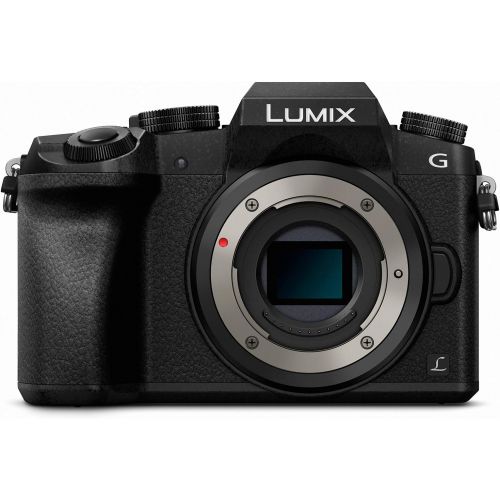 파나소닉 Panasonic Lumix G7 4K Digital Camera, with Lumix G VARIO 14-42mm Mega O.I.S. Lens, 16 Megapixel Mirrorless Camera, 3-Inch LCD, DMC-G7KK (Black)