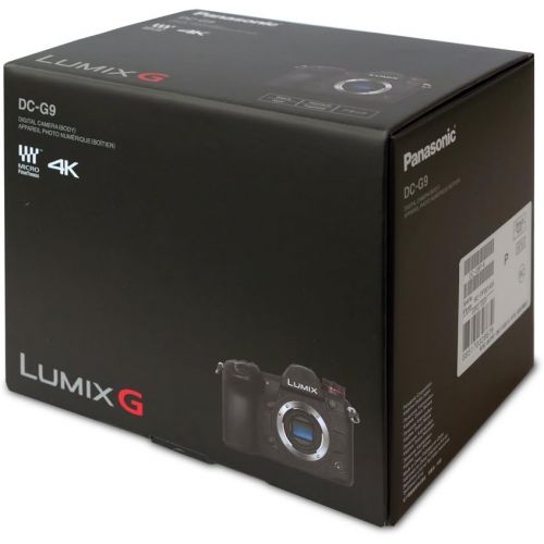 파나소닉 PANASONIC LUMIX G9 4K Digital Camera, 20.3 Megapixel Mirrorless Camera plus 80 Megapixel High-Resolution Mode, 5-Axis Dual I.S. 2.0, 3-Inch LCD, DC-G9 (Black)