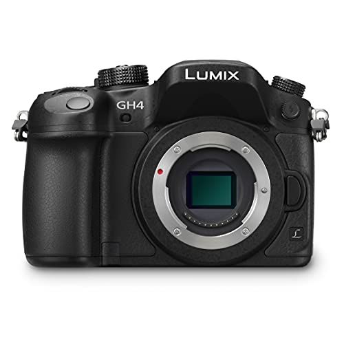 파나소닉 PANASONIC LUMIX GH4 Body 4K Mirrorless Camera, 16 Megapixels, 3 Inch Touch LCD, DMC-GH4KBODY (USA Black)