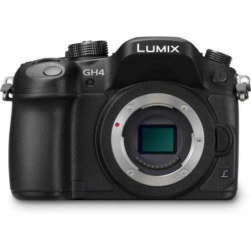 파나소닉 PANASONIC LUMIX GH4 Body 4K Mirrorless Camera, 16 Megapixels, 3 Inch Touch LCD, DMC-GH4KBODY (USA Black)