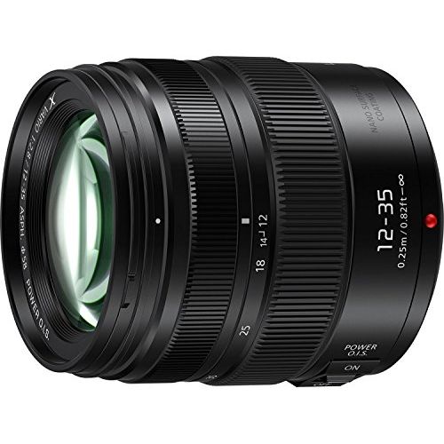 파나소닉 PANASONIC LUMIX Professional 12-35mm Camera Lens G X VARIO II, F2.8 ASPH, Dual I.S. 2.0 with Power O.I.S., Mirrorless Micro Four Thirds, H-HSA12035 (2017 Model, Black)