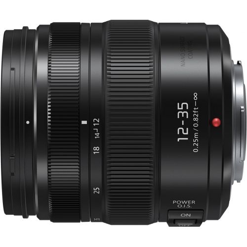 파나소닉 PANASONIC LUMIX Professional 12-35mm Camera Lens G X VARIO II, F2.8 ASPH, Dual I.S. 2.0 with Power O.I.S., Mirrorless Micro Four Thirds, H-HSA12035 (2017 Model, Black)