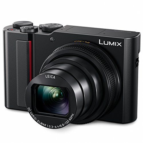 파나소닉 PANASONIC LUMIX ZS200 4K Digital Camera, DC-ZS200K, 20.1 Megapixel 1-Inch Sensor, 15X LEICA DC VARIO-ELMAR Lens, F3.3-6.4 Aperture, HYBRID O.I.S. Stabilization, 3-Inch LCD , DC-ZS2