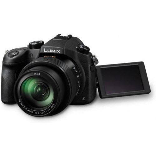 파나소닉 PANASONIC LUMIX FZ1000 4K Point and Shoot Camera, 16X LEICA DC Vario-ELMARIT F2.8-4.0 Lens, 21.1 Megapixels, 1 Inch High Sensitivity Sensor, DMC-FZ1000 (USA BLACK)