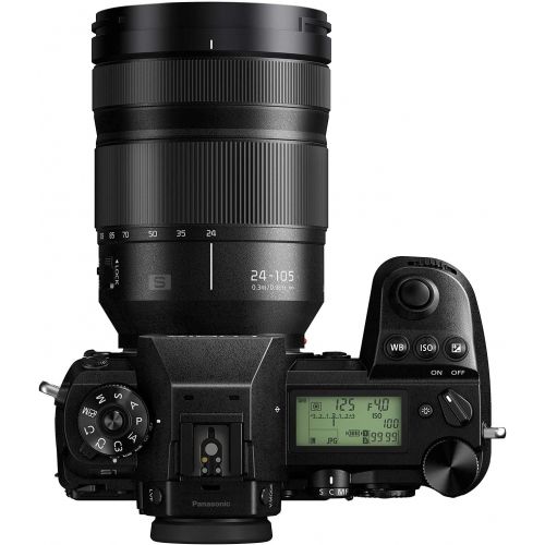 파나소닉 Panasonic LUMIX S1 Full Frame Mirrorless Camera with 24.2MP MOS High-Resolution Sensor,24-105mm F4 L-Mount S Series Lens,4K HDR Video,3.2 inch LCD with Tripod & More,Extended 3 Yea