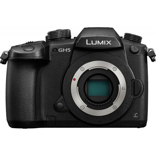 파나소닉 Panasonic LUMIX GH5 4K Digital Camera, 20.3 Megapixel Mirrorless Camera with Digital Live MOS Sensor, 5-Axis Dual I.S. 2.0, 4K 4:2:2 10-Bit Video, Full-Size HDMI Out, 3.2-Inch LCD,