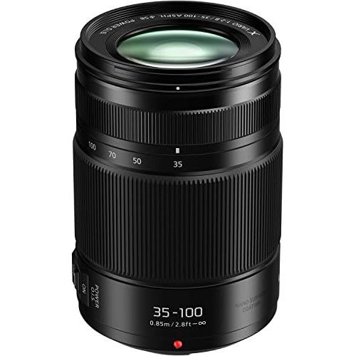 파나소닉 Panasonic Lumix G X Vario 35-100mm f/2.8 II Power O.I.S. Lens 14PC Accessory Kit? Includes Manufacturer Accessories + 3 Piece Filter Kit (UV + CPL + FLD) + More