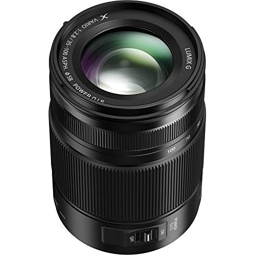 파나소닉 Panasonic Lumix G X Vario 35-100mm f/2.8 II Power O.I.S. Lens 14PC Accessory Kit? Includes Manufacturer Accessories + 3 Piece Filter Kit (UV + CPL + FLD) + More