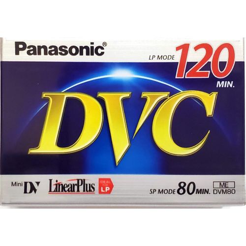 파나소닉 Panasonic AY-DVM80FF MiniDV 80 Min Tape (120 Min LP)