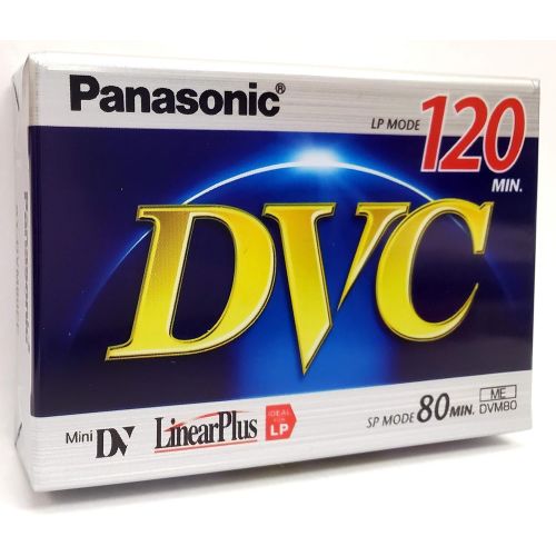 파나소닉 Panasonic AY-DVM80FF MiniDV 80 Min Tape (120 Min LP)