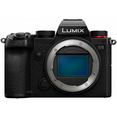 파나소닉 Panasonic LUMIX S5 4K Mirrorless Full-Frame L-Mount Camera (Body Only) with S-R2060 LUMIX S 20-60mm Lens and Extra Panasonic DMW-BLK22 Battery Bundle (3 Items)