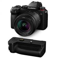 Panasonic Lumix DC-S5 Mirrorless Digital Camera with Lumix S 20-60mm f/3.5-5.6 L-Mount Lens DMW-BGS5 Battery Grip