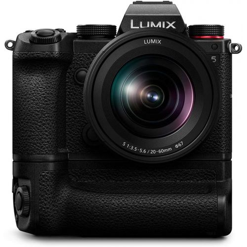 파나소닉 Panasonic Lumix DC-S5 Mirrorless Digital Camera with Lumix S 20-60mm f/3.5-5.6 L-Mount Lens DMW-BGS5 Battery Grip