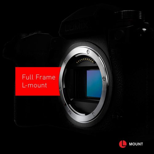 파나소닉 Panasonic LUMIX S1R Full Frame Mirrorless Camera with 47.3MP MOS High Resolution Sensor, L-Mount Lens Compatible, 4K HDR Video and 3.2” LCD - DC-S1RBODY