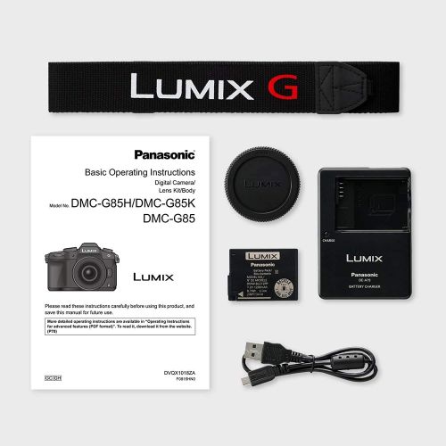 파나소닉 Panasonic Lumix DMC-G85 Mirrorless Camera with 12-60mm OIS Lens Bundle with Acc