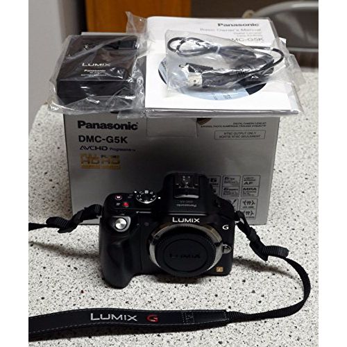 파나소닉 Panasonic DMC-G5KBODY 16MP SLR Camera with 3-Inch LCD - Body Only (Black)